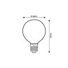 RABALUX 79077 E27 G95 4W 170lm 1800K
