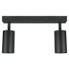 lampa sufitowa 2 x gu10 czarna (2)
