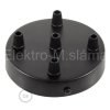 Stropní kryt Cylindrical 5x černá KRM575FVN