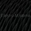 Kabel textilní spirála černý matný TC04 2x0,75 XZ2TC04