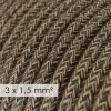 19601 19 hnedy lneny kabel 3x1 2