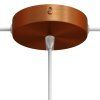 cylindrical metal 1 central hole 2 side holes ceiling rose kit