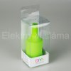 Silikon objímka žárovky E27 zelená LH0105 DPM