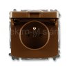 6619A-A06997 H zásuvka IP44 bez rámečku hnědá TANGO ABB (5519A-A02997) 2CHA196997A6528