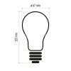 LED E27 11W WW FILAMENT Z74284 A67 1521lm