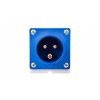 Zastrcka prijimace 16A 3P 230V modra IP44 51