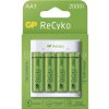 GP nabíječka baterií ECO E411+4xAA baterie REC B51414