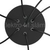 Stropní baldachýn 20cm 7otvorů černá KROVNR207F103