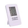 teploměr bezdrátový TE44 čas, budík, bílá