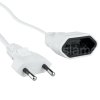 prodlužka zásuvka plochá 1,5m bílá 2x0,75mm P01301 PPS115