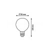 RABALUX 1598 LED E27 7,2W 2700K 806lm G95