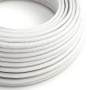 Kabel textilní bílá lesklý 2x0,75mm XZ2RM01