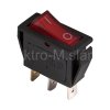 Přepínač kol. 2pol/3pin ON-OFF 250V/15A červen pros. BMEP010