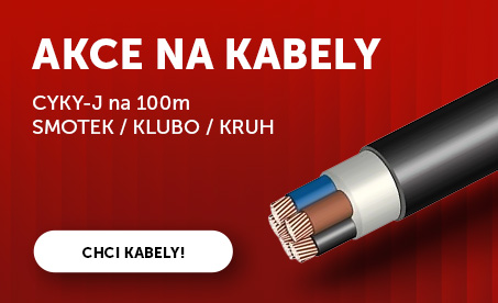 100m kabelu za akční ceny