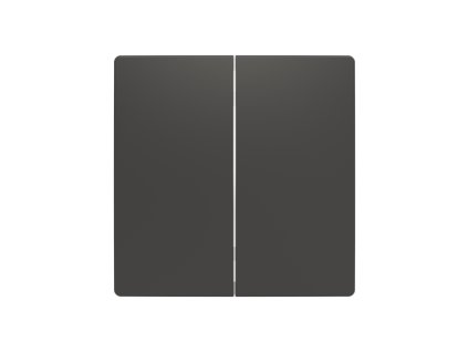 Kryt 2násobný pro smart switch (BLE, FoH) (Barva matná černá)