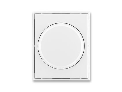 Kryt stmívače s otočným ovládáním s upevňovací maticí bílá/bílá 3294E-A00123 03