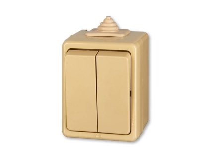 Přepínač sériový, řazení 5, IP 44 3553-05929 D Tlačítko