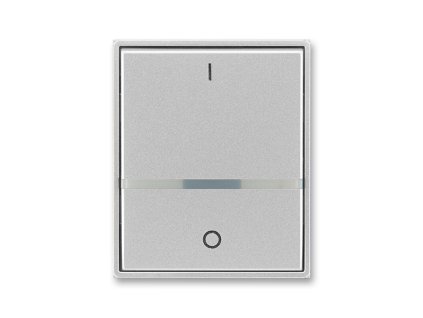 Kryt spínače jednoduchý s průzorem titanová 3558E-A00655 08