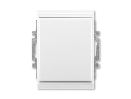 Přepínač křížový s krytem, řaz. 7, IP 44 bílá/bílá 3558E-A07940 03 Tlačítko