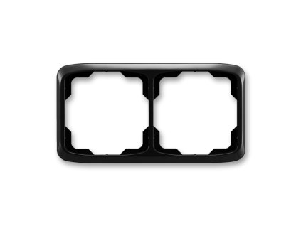 Rámeček dvojnásobný, vodorovný černá 3901A-B20 N