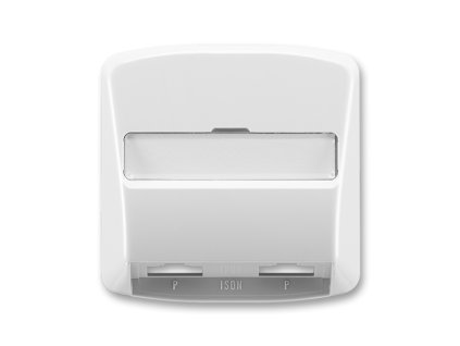 Kryt zásuvky ISDN s 2 otvory šedá 5013A-A00252 S