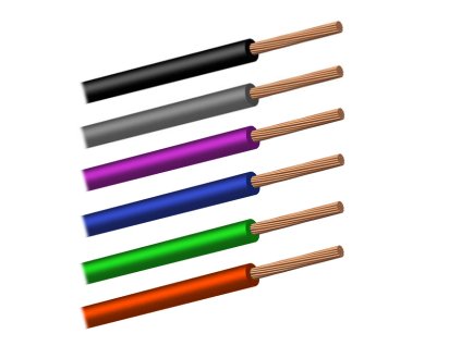 Vodič H07V-K 4 SM světle modrý