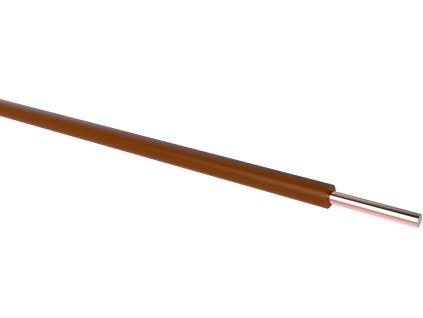 Vodič H05V-U 0,5 RA rudý