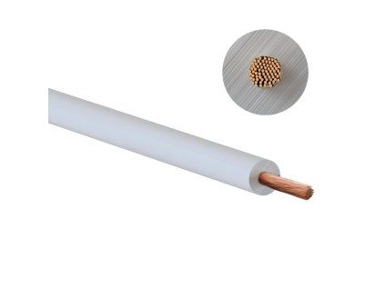 Kabel H05V K 0,75 bílý