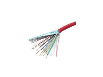 Kabel J-Y(St)Y 8x2x0,8 rudá JYSTY 8X2X0,8