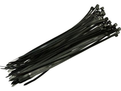 Pásek vázací černý FAS 135x2,5 černý