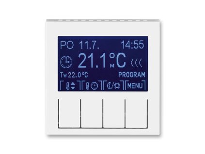 Termostat univerzální programovatelný ovládací jednotka bílá/ledově bílá 3292H-A10301 01