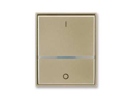 Kryt spínače jednoduchý s průzorem šampaňská 3558E-A00655 33