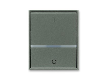 Kryt spínače jednoduchý s průzorem antracitová 3558E-A00655 34