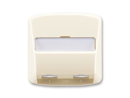 Kryt zásuvky ISDN s 2 otvory slonovina 5013A-A00252 C