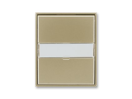 Kryt spínače jednoduchý s popisovým pole šampaňská 3558E-A00610 33