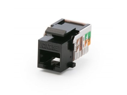 KEYSTONE MODUL RJ45 KEJ-C5E-U-BK CERNY