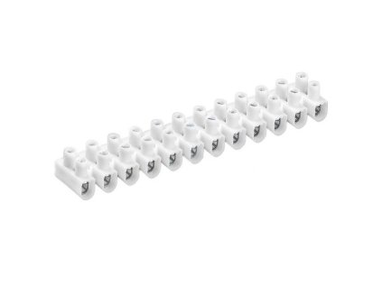 VÍCEPÓLOVÁ SVORKOVNICE TERMOPLASTOVÁ 1-4mm2 bílá