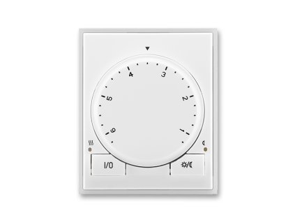 Termostat univerzální s otočným nastavením bílá/ ledová bílá 3292E-A10101 01