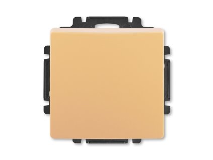 Spínač jednopólový s krytem, řazení 1 Béžová 3557G-A01340 D1 Tlačítko