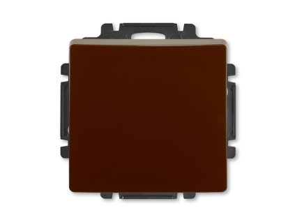 Spínač jednopólový s krytem řazení 1 hnědý 3557G-A01340 H1 Tlačítko