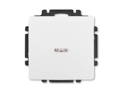 Přepínač střídavý s průzorem bílý 3557G-A06341 B1 Tlačítko