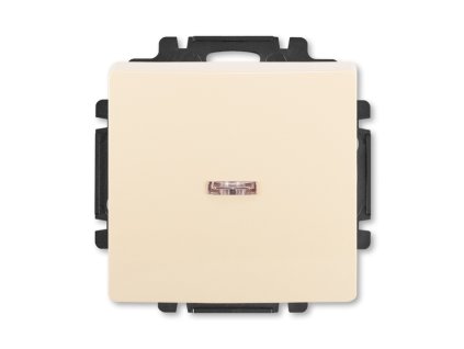 Přepínač střídavý s průzorem krémová 3557G-A06341 C1 Tlačítko