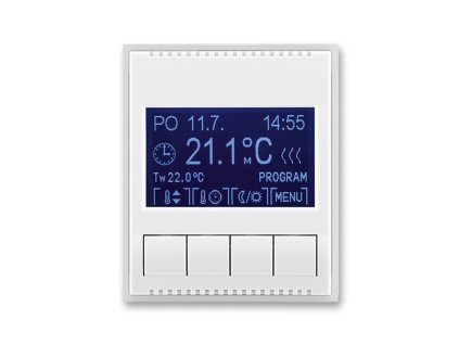 Termostat univerzální programovatelný bílá/ ledová bílá 3292E-A10301 01
