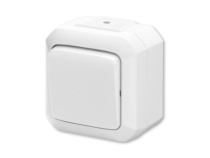 Spínač č.6 jednonásobný , plast, IP 3558N-C06510 B