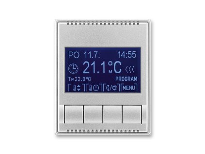 Termostat univerzální programovatelný titanová 3292E-A10301 08