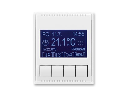 Termostat univerzální s programovatelnou ovládací jednotkou bílá/bílá 3292E-A10301 03