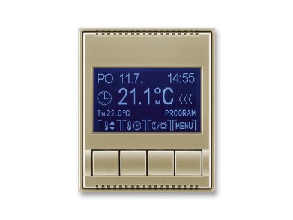 Termostat univerzální  programovatelný šampaňská 3292E-A10301 33
