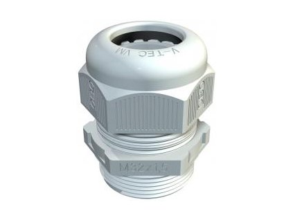Kabelová vývodka, metrický závit, světle šedá V-TEC VM63 LGR 2022876
