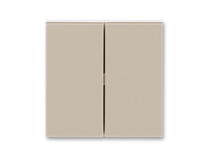Kryt spínače kolébkového dělený macchiato / bílá 3559H-A00652 18