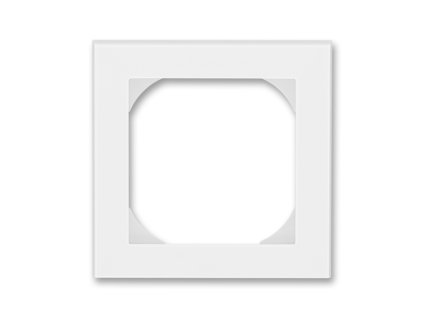 Rámeček jednonásobný s otvorem 55x55 bílá/ledově bílá 3901H-A05510 01